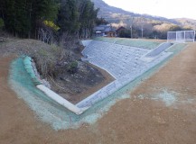 県営満濃地区遠森1号池改修工事（発注者:香川県）